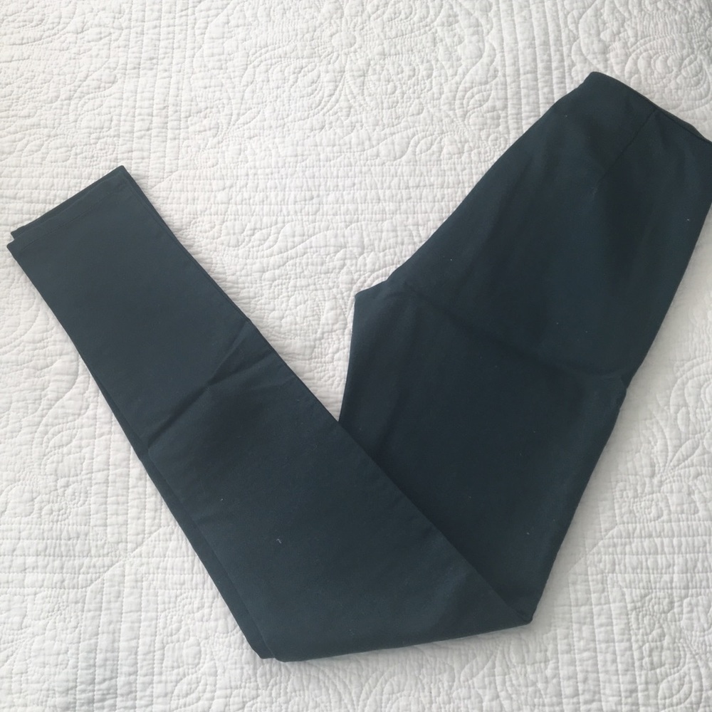 Jade green skinny pants